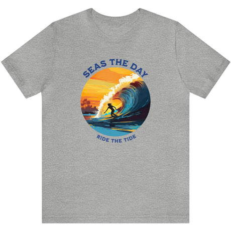 Ride The Tide t-shirt in athletic heather