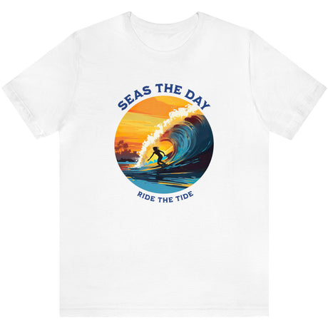 Ride The Tide t-shirt in white