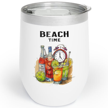 Right side Beach Time Always insulated tumbler