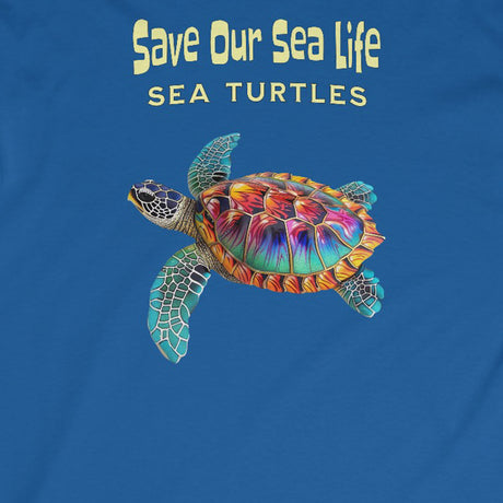 Design for Save Our Sea Turtles long-sleeve t-shirt