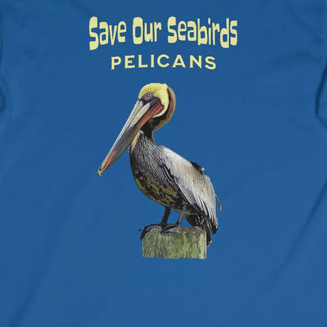 Design for Save Our Seabirds Pelicans long-sleeve t-shirt