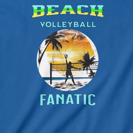 Design for Royal blue boy's Volleyball Fanatic youth t-shirt