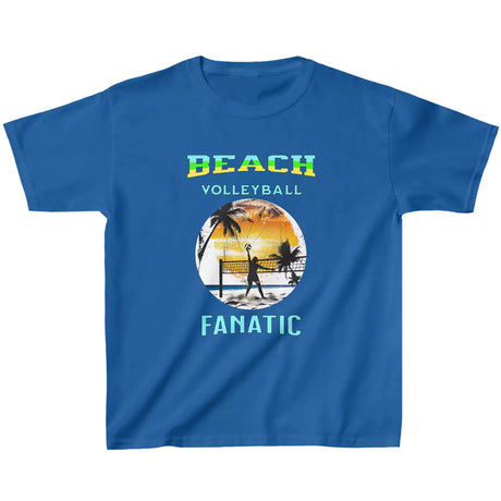 Royal blue boy's Volleyball Fanatic youth t-shirt