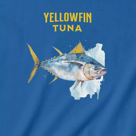 Design for Yellowfin Tuna Watercolor youth t-shirt