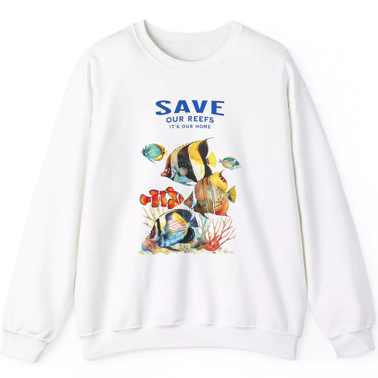 Save Our Reefs ash sweatshirt