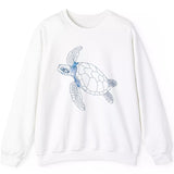 Sea Turtle Ocean Guardian white sweatshirt