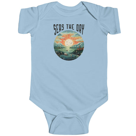 Sesa The Day Fantasy baby bodysuit in light blue