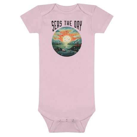 Seas The Day Fantasy baby Onesie in pink