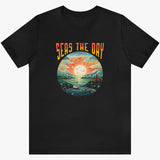 Seas The Day t-shirt in black