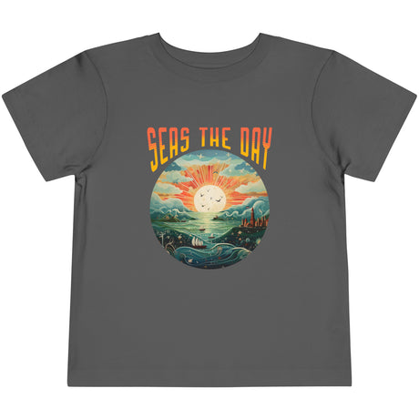 Seas The Day Fantasy youth t-shirt in dark heather gray