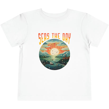 Seas The Day Fantasy youth t-shirt in white