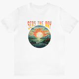 Seas The Day t-shirt in white