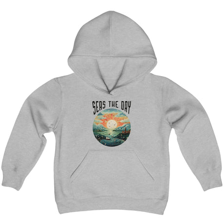 Seas The Day (Fantasy) youth hoodie in sport gray