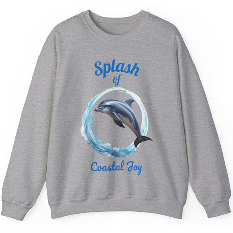 Splash Dolphin sweatshirt in sport gray