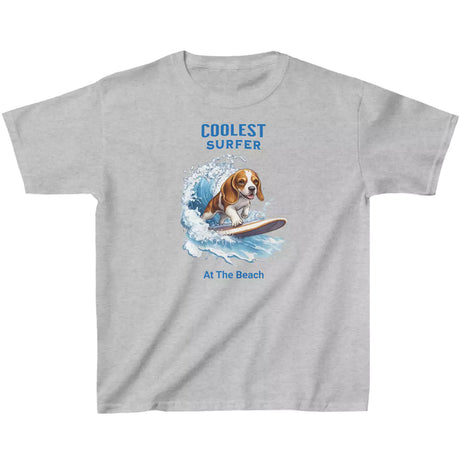 Sport gray Coolest Surfer At The Beach youth t-shirt