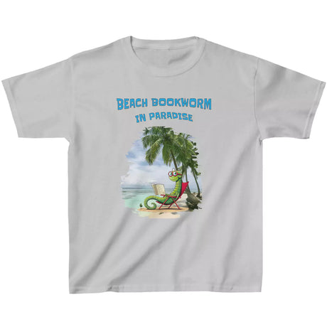 Sport gray Beach Bookworm youth t-shirt