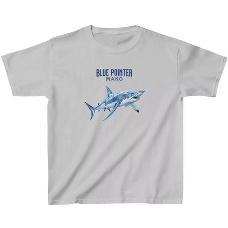 Sport gray Blue Pointer Mako Shark youth t-shirt