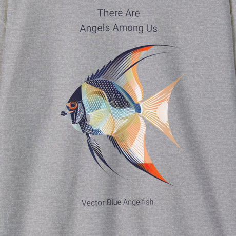 Design for Blue Vector Angelfish sweatshirt