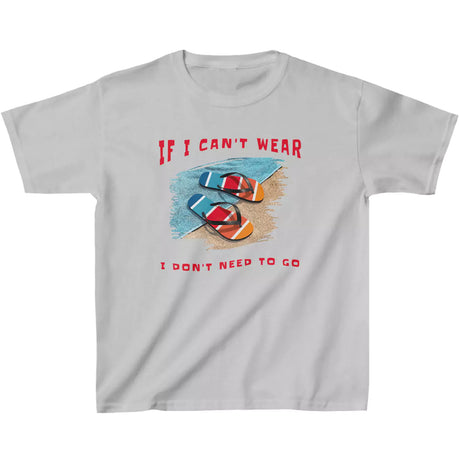 Sport gray Can't Wear Flip-Flops youth t-shirt