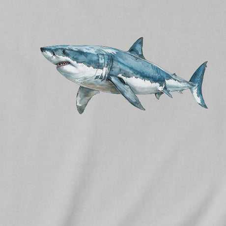 Design for Great White Watercolor youth t-shirt