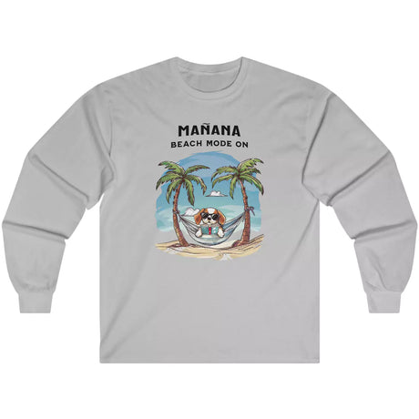 Sport gray Manana Beach Mode On long-sleeve t-shirt