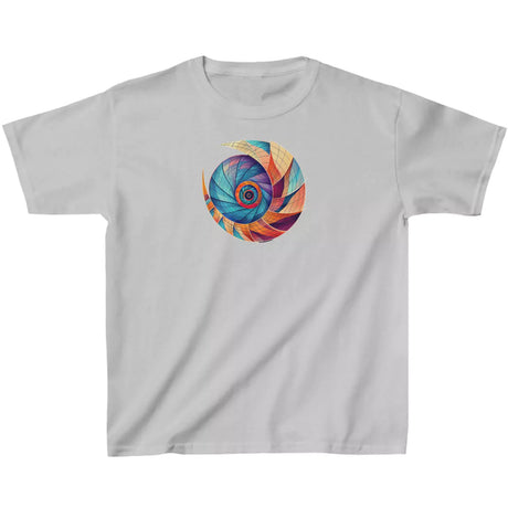 Sport gray Nautilus Inspired Beach Bliss Spiral youth t-shirt