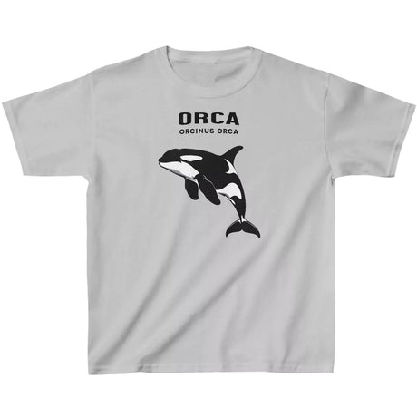 Sport gray Orca (Orcinus Orca) youth t-shirt