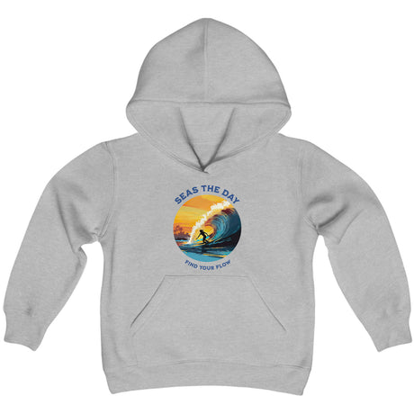 Ride The Tide youth hoodie in sport gray