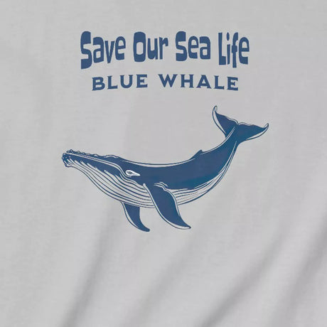 Details about the Save Our Sea Life Blue Whale youth t-shirt