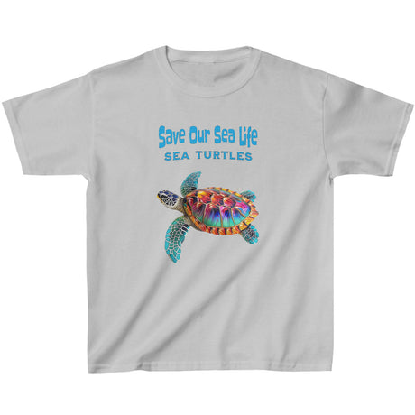 Sport gray Save Our Sea Turtles youth t-shirt