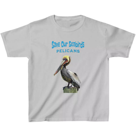 Sport Grey Save Our Seabirds Pelicans youth t-shirt