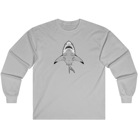 Sport gray Shark Attack t-shirt