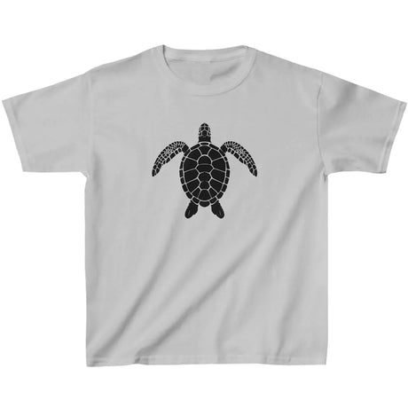 Sport gray Silhouette Sea Turtle youth t-shirt