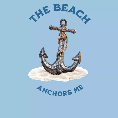 Design for The Beach Anchors Me long-sleeve t-shirt