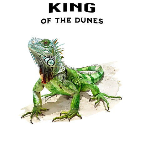 Design for King Of The Dunes (Iguana) long-sleeve t-shirt