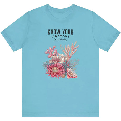 Turquoise Know Your Anemone t-shirt