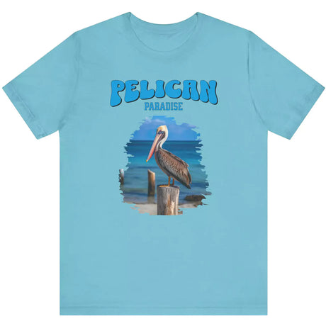 /Turquoise Pelican Paradise t-shirt