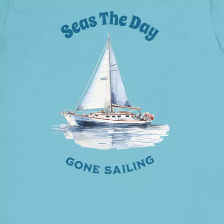 Design for Seas The Day | Gone Sailing t-shirt