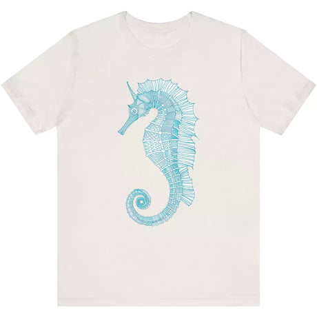 Vintage white Intricate Seahorse t-shirt