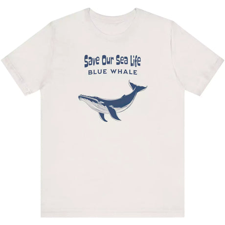 Vintage white Save Our Sea Life Blue Whale t-shirt