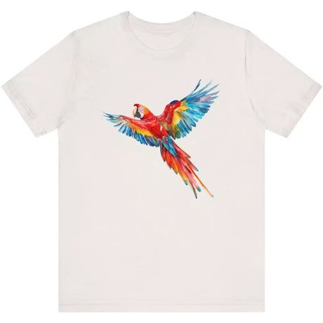 Vintage white Scarlet Macaw Parrot t-shirt