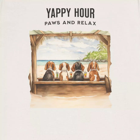 Yappy Hour - Paws And Relax T-Shirt