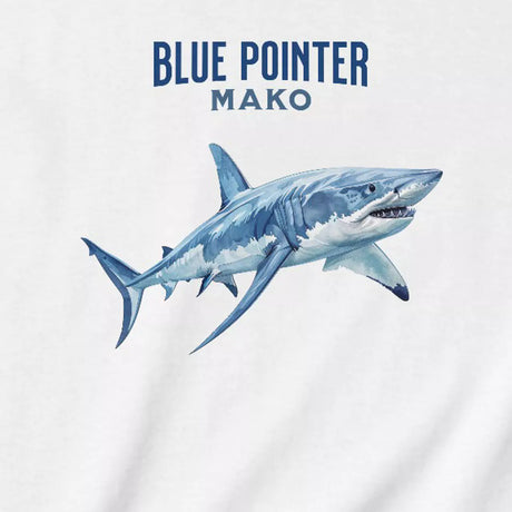 Design for Blue Pointer Mako Shark youth t-shirt