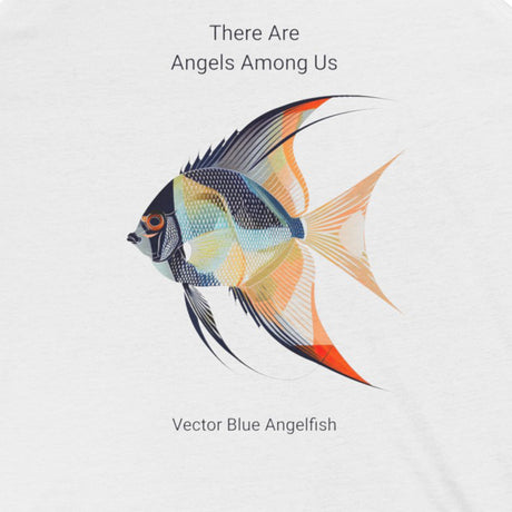 Blue Vector Angelfish Tank Top (There Are Angels Among Us)