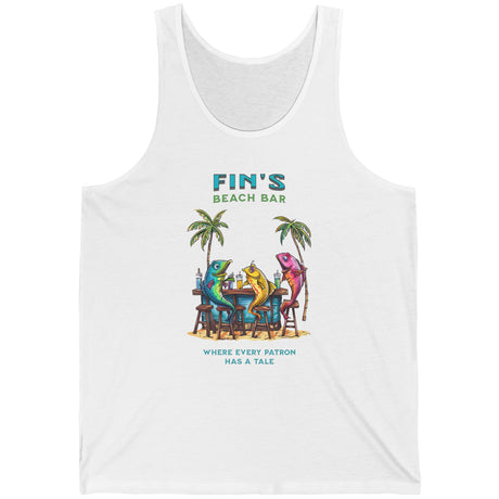 White Fin's Beach Bar Tales tank top