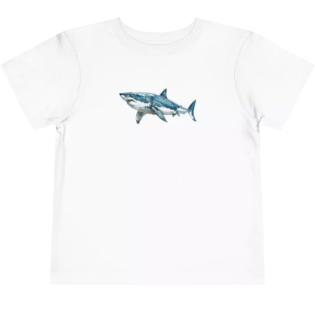 White Great White Watercolor toddler t-shirt