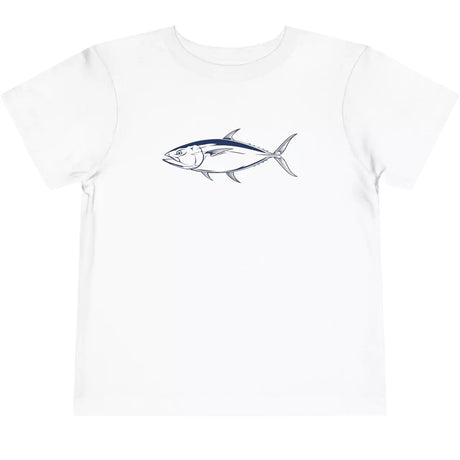 White Majestic Yellowfin Tuna toddler t-shirt