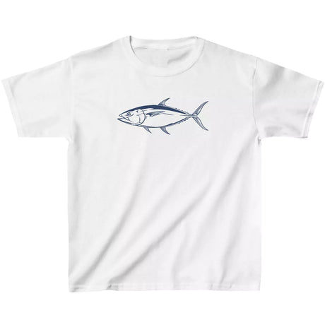 White Majestic Yellowfin Tuna youth t-shirt