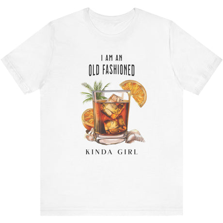 White Old Fashioned Girl t-shirt