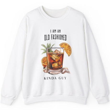 White Old Fashioned Guy sweatshirt